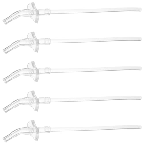 5Pcs Silicone Straw Replacement Kids Water Bottle Straw Replacement Flexible Bendable Silicone
