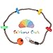 Rainbow Craft Colorful Climbing Rope 65ft with 5 Knotted Foot Kids Ninja Rope for Ninja Warrior Slackline Obstacle Course Accessories Kids Swing Set Backyard Play - Image 3