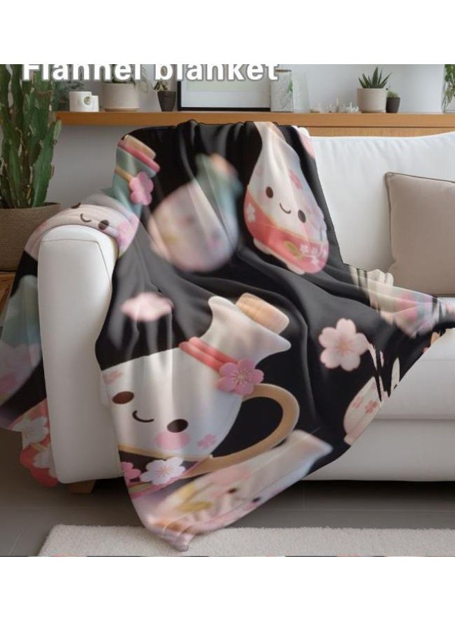 عام بطانية رقيقة من الفانيلا (حرارة ومريحة، ومناسبة للنوم واستخدام اللعبة والغبار والرمل) 150 سم * 200 سم - 130 - Image 4