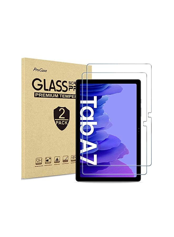 Procases [2 Pack] ProCase Galaxy Tab A7 10.4 Screen Protector 2022 2020 (SM-T503/T500/T505/T507), Tempered Glass Screen Film Guard for 10.4 Inch Galaxy Tab A7 Tablet - Image 2