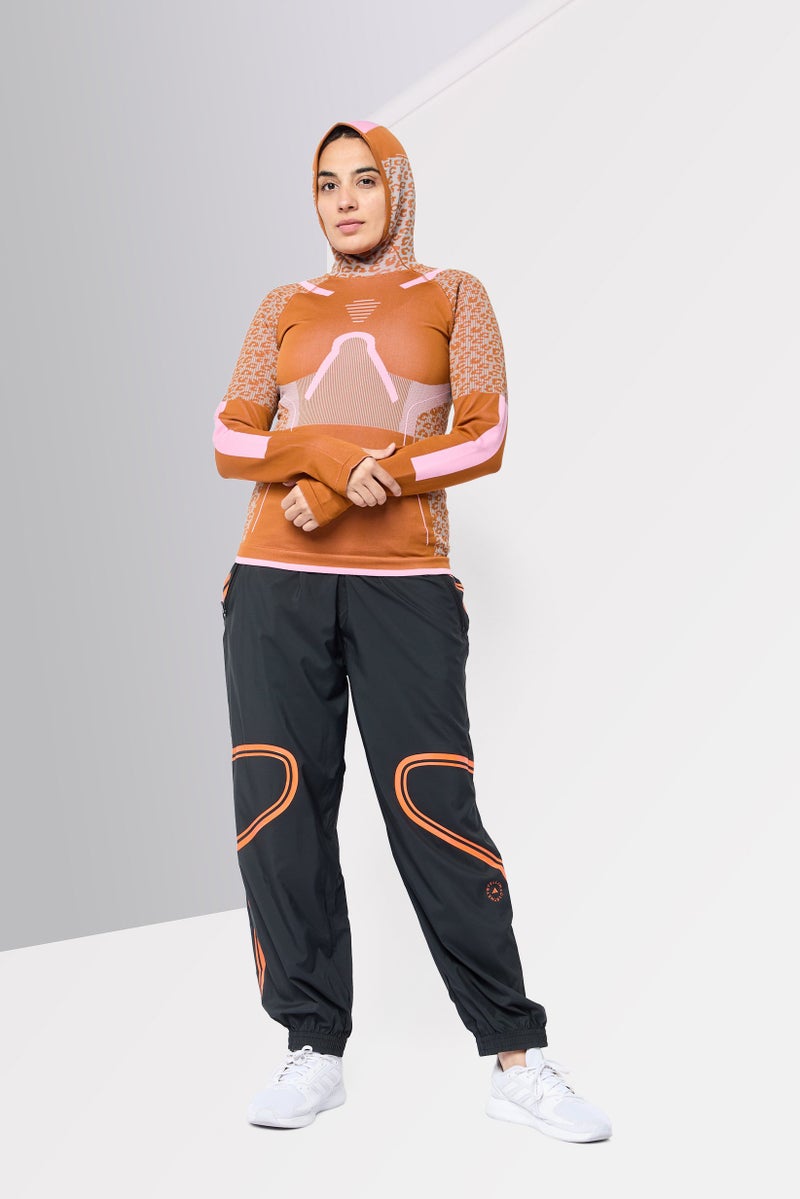 Adidas Adidas by Stella McCartney Women Sportswear Fit Long Sleeves Seamless Training Hoodie, Multicolor - Image 2