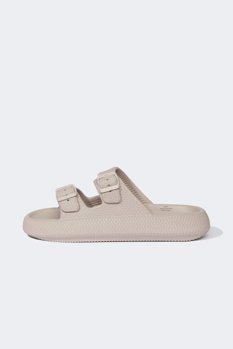 DeFacto Man Thick Sole Double Band Eva Slippers