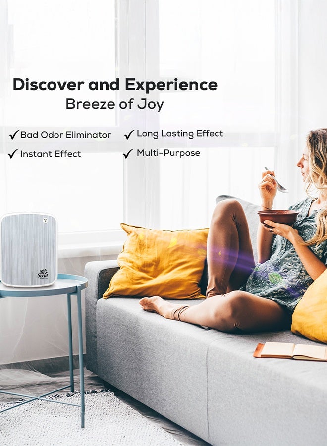 Dr Scent Smart Scent ZEN Essential Oil Diffuser Machine Advanced Technology, Scent Machine for Home, Offices & Small Spaces – Cover upto 60m², 300m³ Super Silent Mode, 200ml Capacity (White) - Image 5