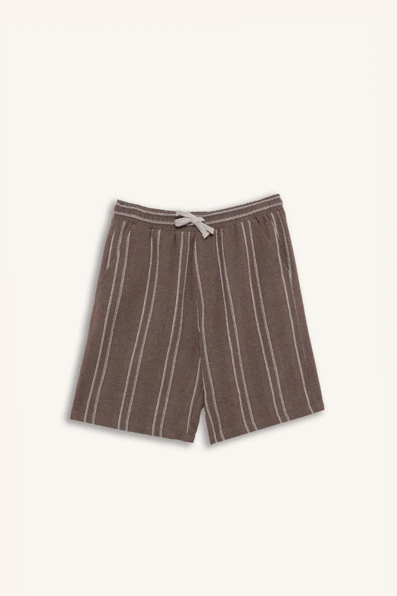 DeFacto Regular Fit Jacquard Bermuda Shorts