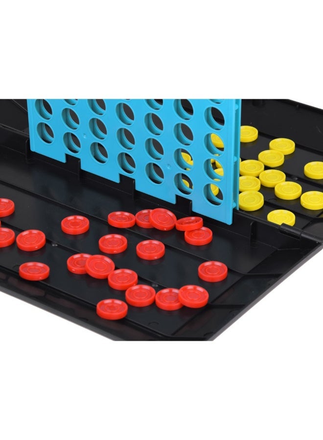 Tic-Tac-Toe and Line Up 4, 2-in-1, 30×30 cm game board, 42 pieces, for two players - Image 2