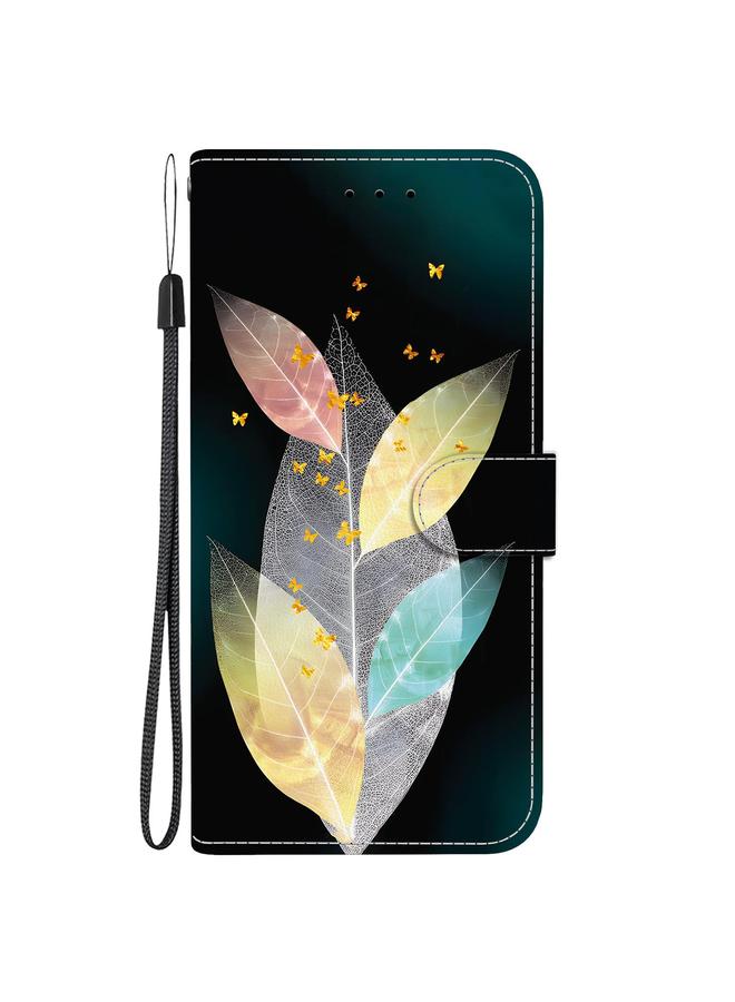 S-TOP Case For Samsung Galaxy S22 5G Crystal Texture Colored Drawing Leather Phone Case - Image 2