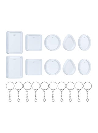 Silicone Resin Molds 20 Pcs for Jewelry Casting with Keychain Rings DIY Crafts Making or Homemade Kits Beginners - pzsku/ZB098EFD61A280F36F5B3Z/45/_/1684565326/74ae5359-cead-453e-8b3c-4ff859b6b44a