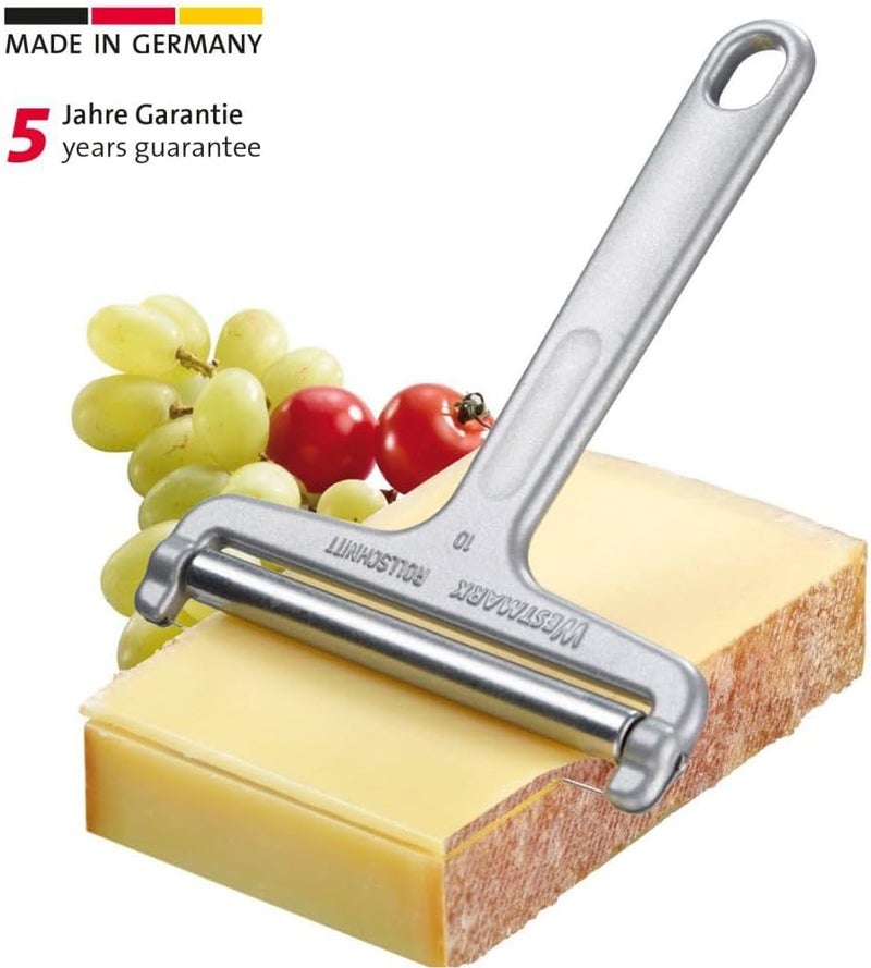 Westmark Germany Heavy Duty Stainless Steel Wire Cheese Slicer with Adjustable Angle - Grey - Image 4