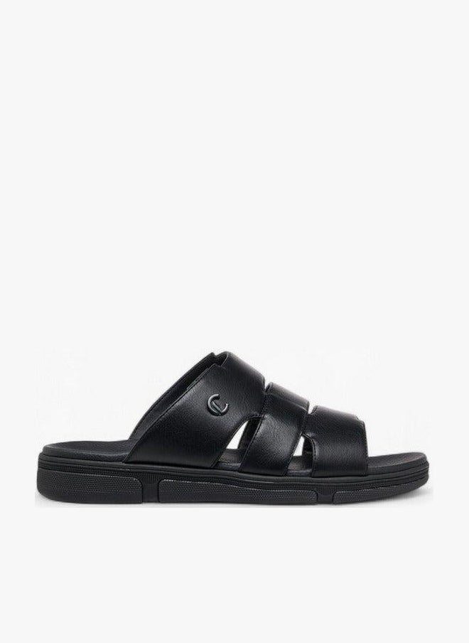 Le Confort Men Solid Slip-On Comfort Sandals - Image 3