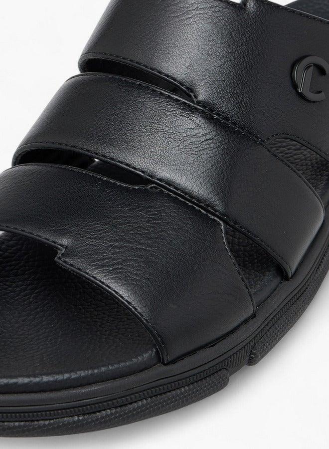 Le Confort Men Solid Slip-On Comfort Sandals - Image 4