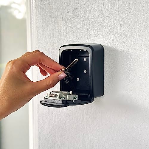Iron Lock® Key Lock Box Wall Mount – Waterproof Heavy Duty Metal Lock Box for Keys with 4-Digit Combination & Resettable Code – Outdoor/Indoor Key Safe for Home, Office & Airbnb (Black, Small) - Image 5