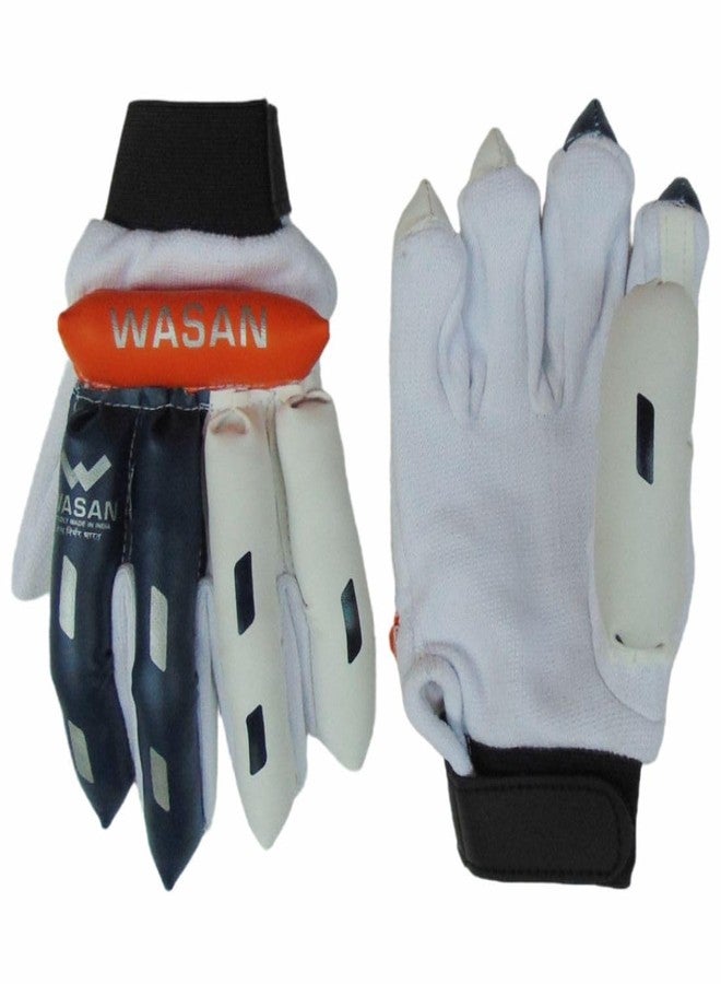 Wasan Cricket Batting Gloves for Boys | PVC Material | Size Small Boy (7-10 Years) | Navy Color | Lightweight & Comfortable Grip - Image 3