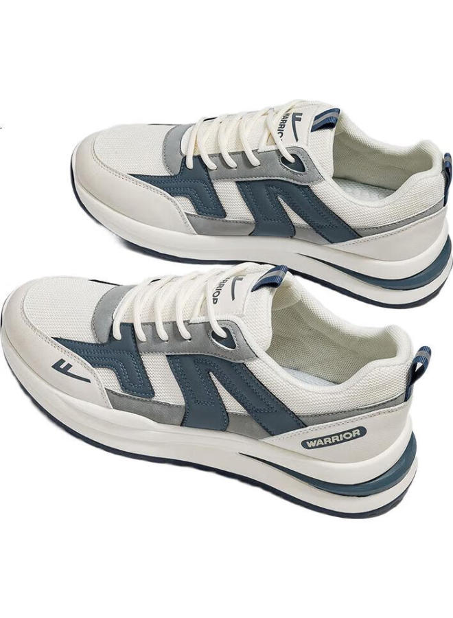 Pull Back Warrior Men'S Sports Shoes Spring/Summer New Breathable Men'S Shoes Light Blue Mesh Style Size 39 - Image 2