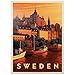MyPuzzle.com MyPuzzle Sweden Stockholm Vintage Poster Premium 1000 Piece Jigsaw Puzzle for Adults - Image 2