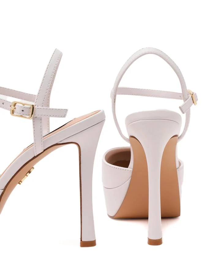 Steve Madden  Ravished White Women's Ankle-Strap Pumps for Women | Best Price UAE