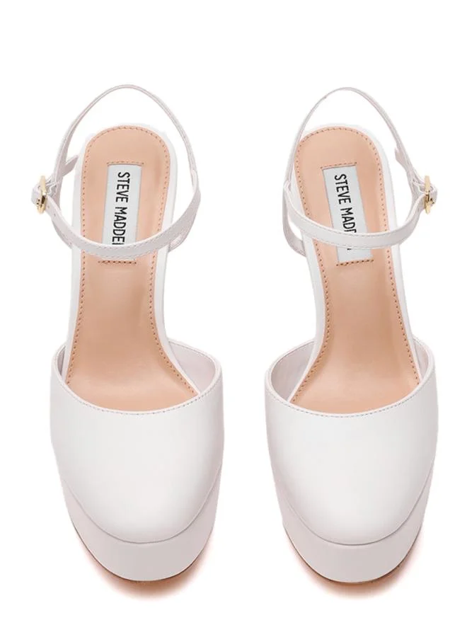 Steve Madden  Ravished White Women's Ankle-Strap Pumps for Women | Best Price UAE