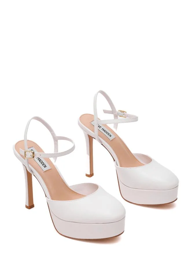 Steve Madden  Ravished White Women's Ankle-Strap Pumps for Women | Best Price UAE