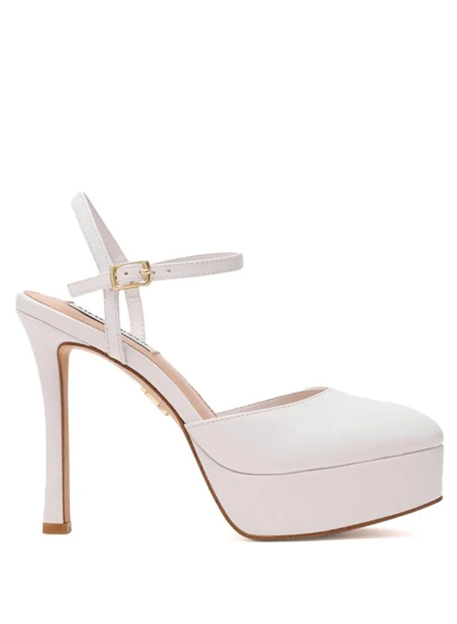 Steve Madden  Ravished White Women's Ankle-Strap Pumps for Women | Best Price UAE