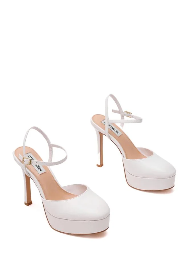 Steve Madden  Ravished White Women's Ankle-Strap Pumps for Women | Best Price UAE