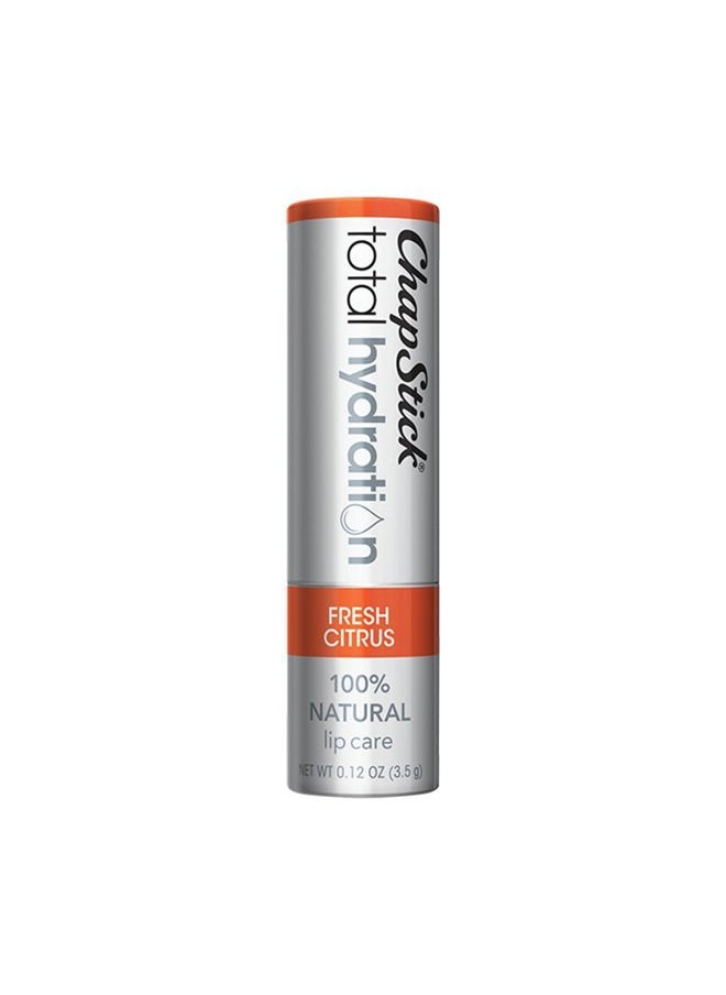 chapstick Total Hydration (Fresh Citrus Flavor, 0.12 Ounce) Flavored Lip Balm Tube, Natural Age Defying Lip Care, Clinically Proven  - Image 2