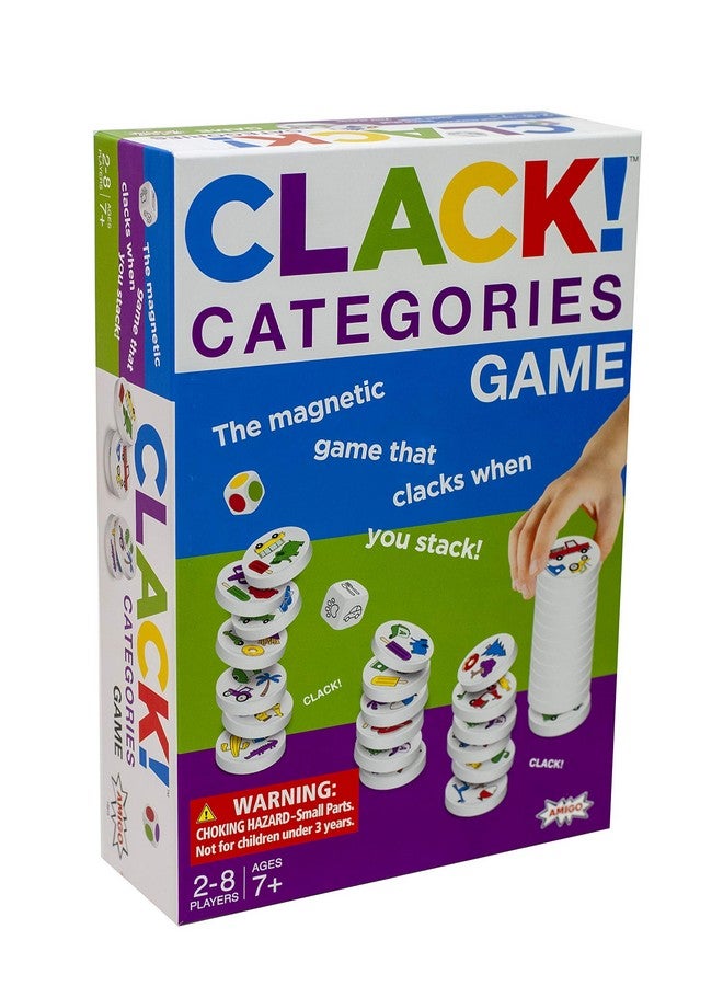 Amigo Clack Categories Kids Magnetic Stacking Game For Ages 7+ - Image 2