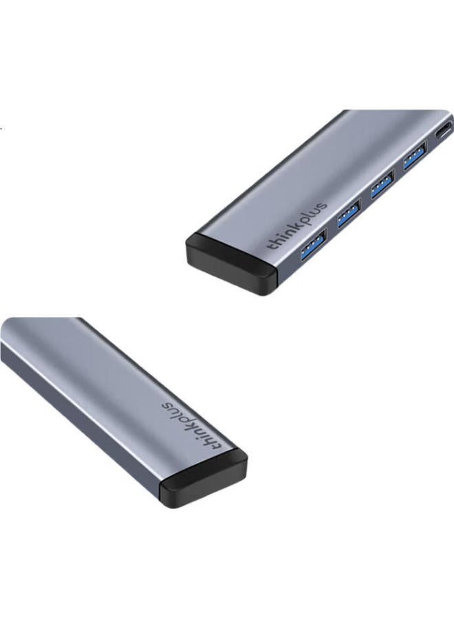 Thinkpad Lenovo Type-C Splitter Adapter Hub Converter Laptop Expansion Dock Usb Extension Cable Usb3.0 Expansion Dock Lc04B 0.25M Metal - Image 1