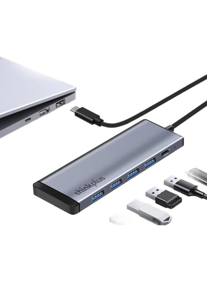 Thinkpad Lenovo Type-C Splitter Adapter Hub Converter Laptop Expansion Dock Usb Extension Cable Usb3.0 Expansion Dock Lc04B 0.25M Metal - Image 3