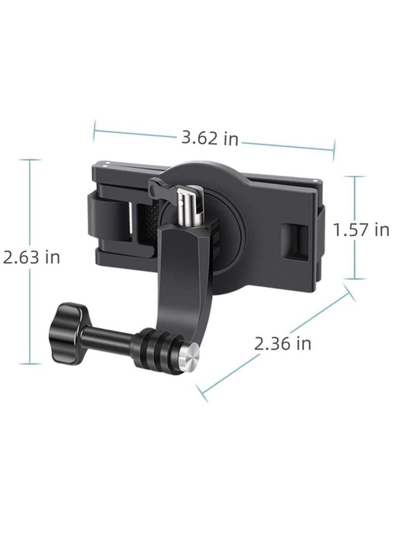 KASTWAVE - Backpack Strap Mount Adjustable Camera Shoulder Mount, Which Compatible with GoPro Hero 9 8 7 6 5 4 Black, Session, Insta 360 One R, DJI Osmo Action and Most Action Camera - Image 1