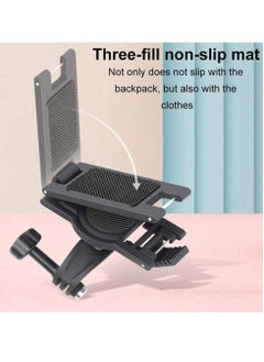 KASTWAVE Backpack Strap Mount Adjustable Camera Shoulder Mount, Which Compatible with GoPro Hero 9 8 7 6 5 4 Black, Session, Insta 360 One R, DJI Osmo Action and Most Action Camera  - Image 5