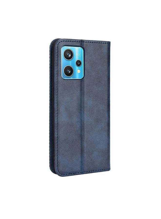 S-TOP Case For OPPO Realme 9 5G Global / 9 Pro Magnetic Buckle Retro Texture Leather Phone Case - Image 3