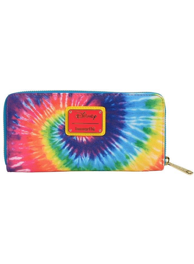 Loungefly Disney Mickey Minnie Mouse Tie Dye Faux Leather Wallet Zip Around Clutch - Image 2