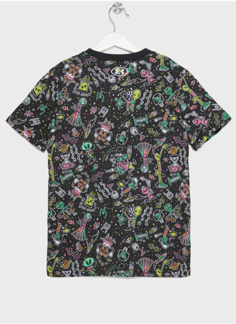 UNDER ARMOUR - Boys' Alien All Sports Short Sleeve T-Shirt - Image 1