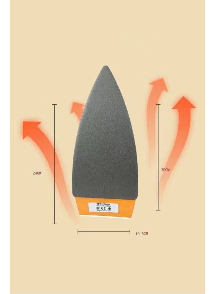 dry iron - non-stick coating plate & adjustable thermostat control,indicator light with abs material  - Image 3