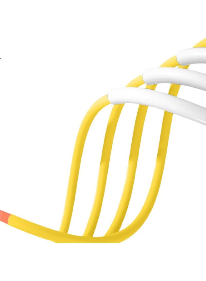 Deli (Deli) & Angenait Student Three-Section Training Jump Rope Middle School Sand Section Wear-Resistant Orange - Image 3