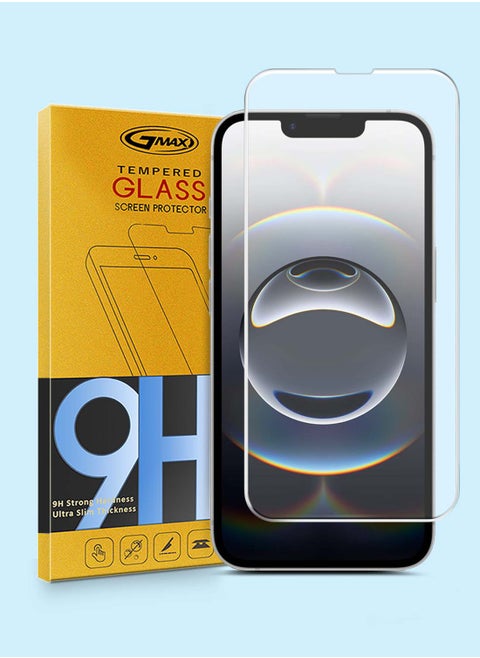 Apple iPhone 16e 5G 2025 GMAX Premium Series Curved Edges 9H 2.5D Tempered Glass Screen Protector - Clear