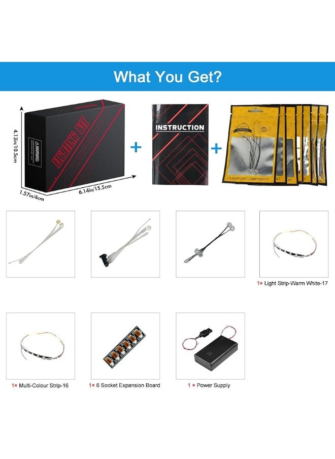 VONADO LED Light Kit for Lego BTS Dynamite 21339, DIY Lego BTS Lights Compatible with Lego 21339 (NO Lego Building Kit), Creative Decor Lighting for BTS Lego (Only Light Set)