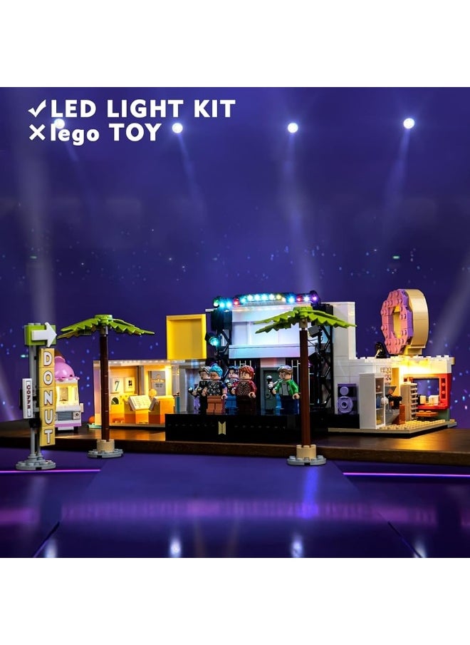 VONADO LED Light Kit for Lego BTS Dynamite 21339, DIY Lego BTS Lights Compatible with Lego 21339 (NO Lego Building Kit), Creative Decor Lighting for BTS Lego (Only Light Set)