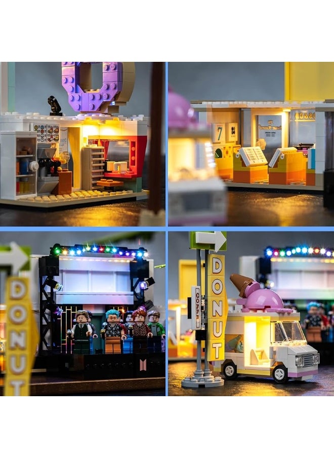 VONADO LED Light Kit for Lego BTS Dynamite 21339, DIY Lego BTS Lights Compatible with Lego 21339 (NO Lego Building Kit), Creative Decor Lighting for BTS Lego (Only Light Set)