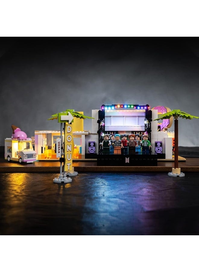 VONADO LED Light Kit for Lego BTS Dynamite 21339, DIY Lego BTS Lights Compatible with Lego 21339 (NO Lego Building Kit), Creative Decor Lighting for BTS Lego (Only Light Set)