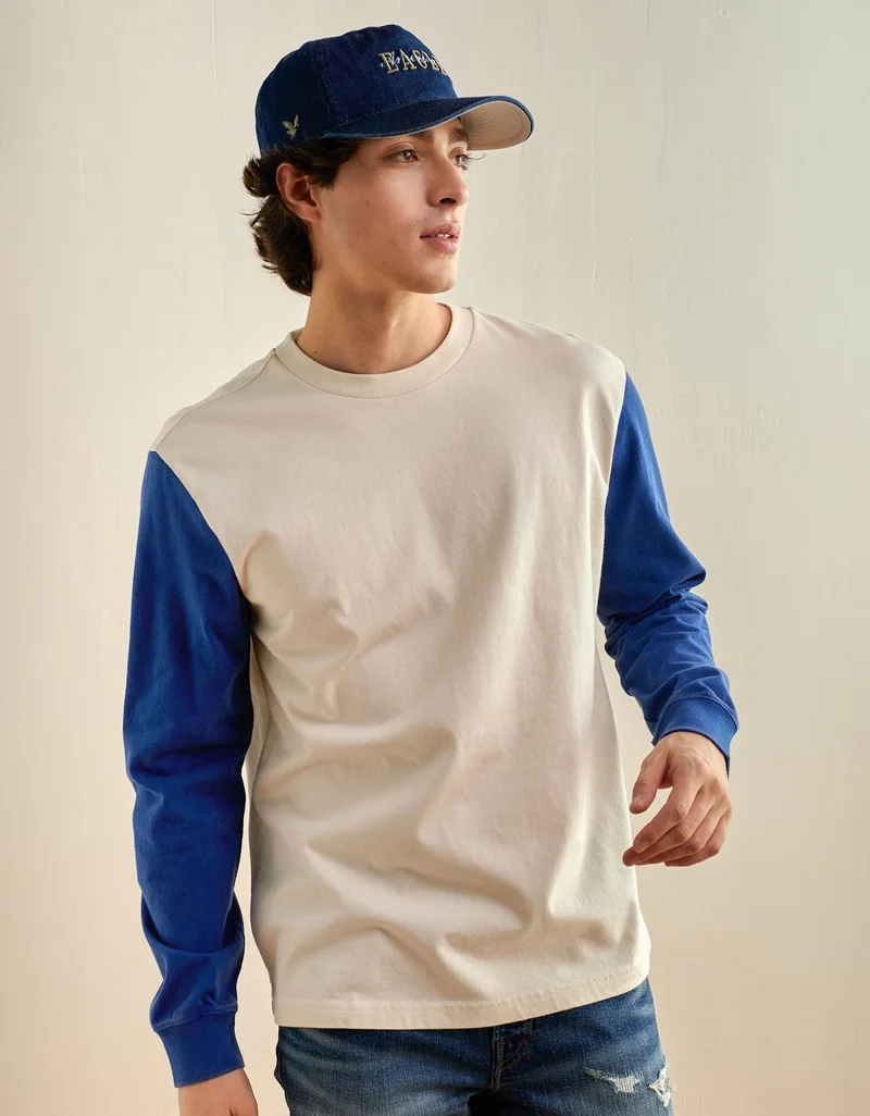 AE Relaxed Fit Long-Sleeve Sport T-Shirt