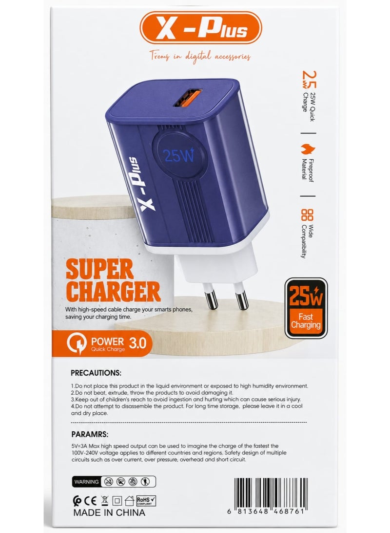 X-Plus 25W Fast Charger - Image 2