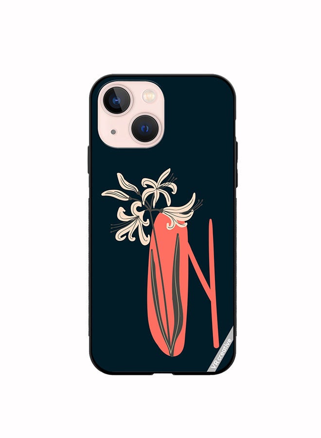 VR CREATIVE Protective Case Cover For Apple iPhone 14 Plus Alphabet N Design Multicolour - Image 1