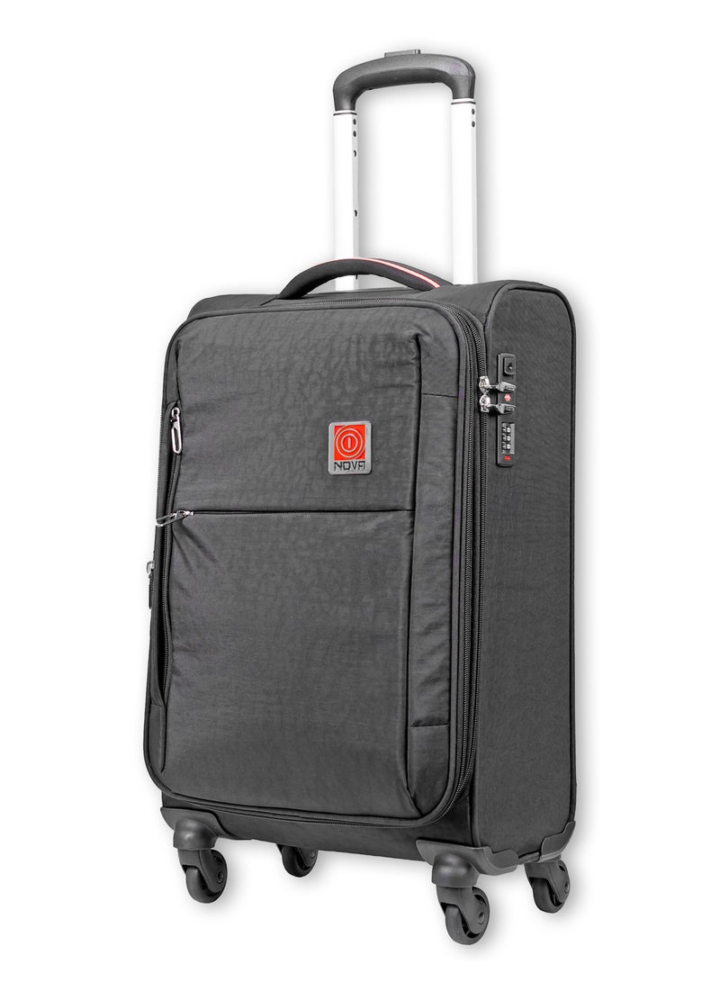 ريفلكشين حقيبة سفر بعجلات قابلة للتمدد وقفل  مقاس  بوصة أسود - Image 2