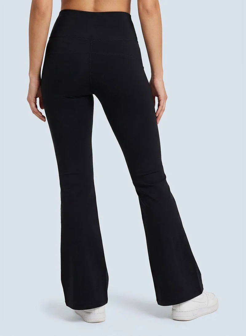 Cardio Bunny black High-Waist Bootcut Active Pants for Women | Best Price UAE