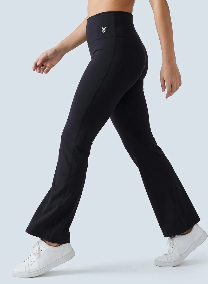 Cardio Bunny black High-Waist Bootcut Active Pants for Women | Best Price UAE