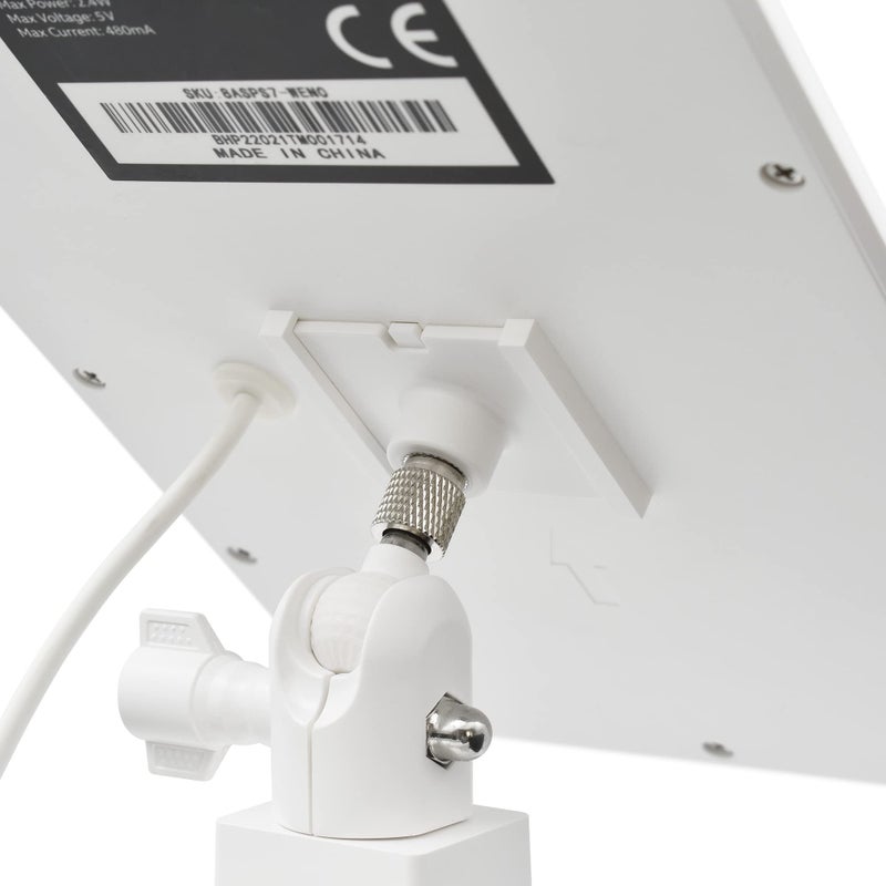Holicfun Universal Solar Panel Gutter Mount for Ring, Arlo, Eufy, Wyze, Reolink Solar Panels and More (White) - Image 5