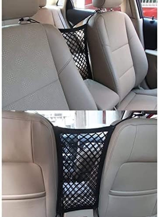 Portible Car mesh Organizer, seat Back, mesh Bag, Rear seat Barrier, Children’s pet Dog, Holder Car Storage Netting Pouch - Image 5