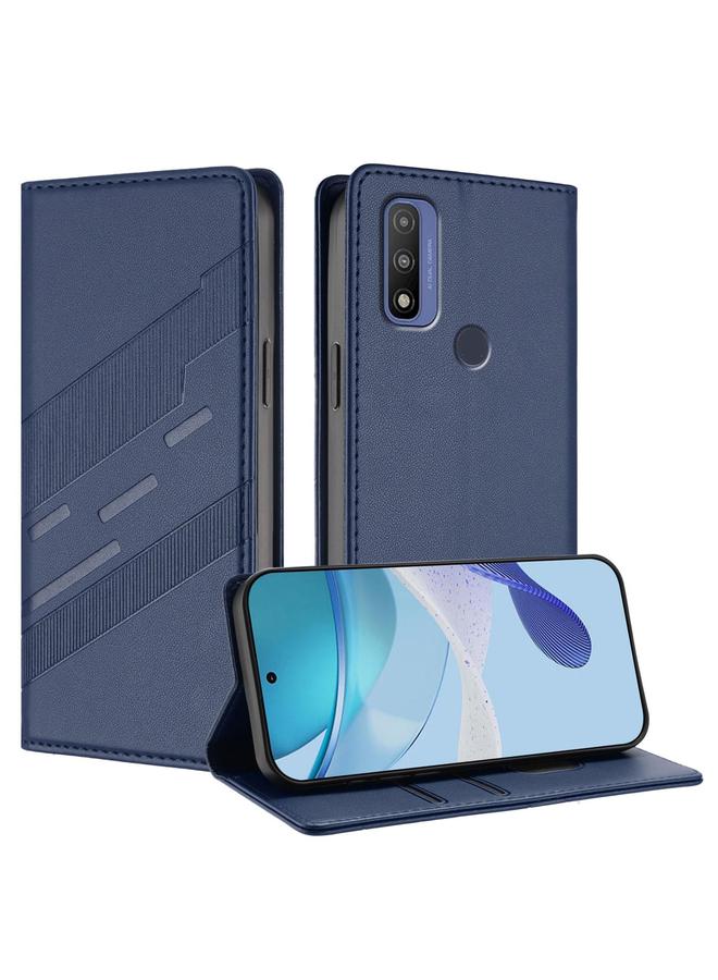 S-TOP Case For Motorola Moto G Pure Embossed Multi-functional Wallet Retro Leather Phone Case - Image 1