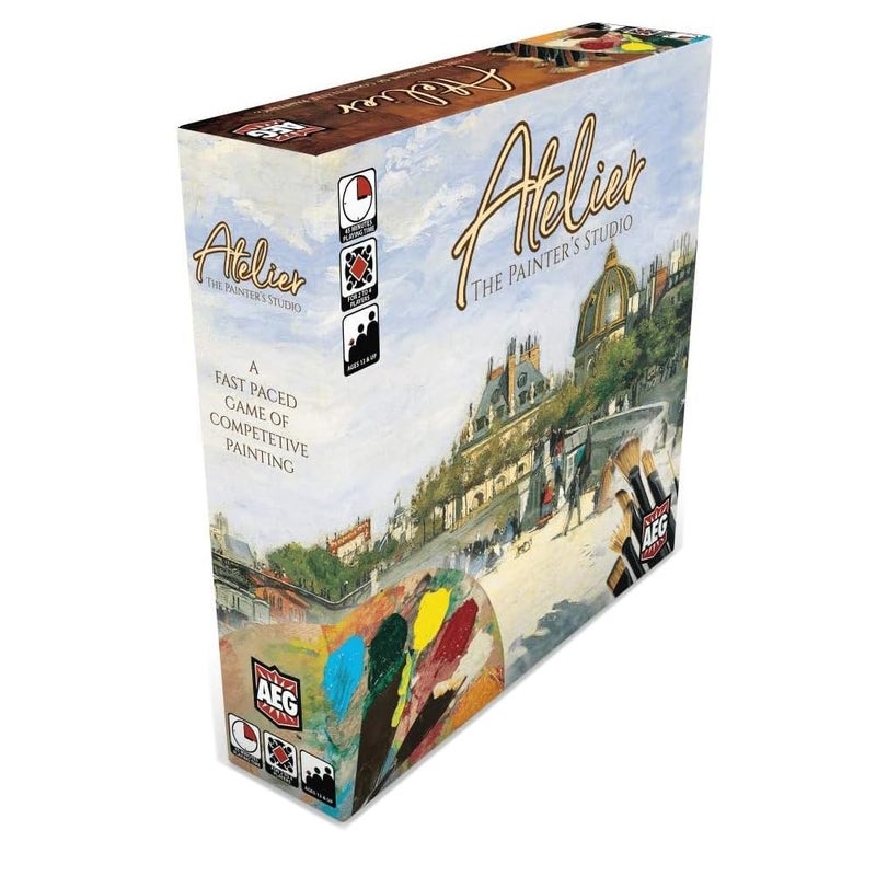 AEG Alderac Entertainment Group Atelier The Painters Studio Board Game Paint Your Masterpiece Train Art Students Gain Patrons 24 Players 3045 Mins Ages 14 Alderac Entertainment Group AEG - Image 4