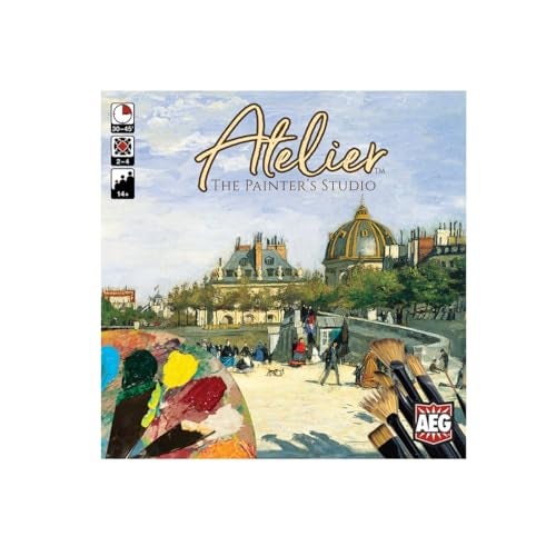 AEG Alderac Entertainment Group Atelier The Painters Studio Board Game Paint Your Masterpiece Train Art Students Gain Patrons 24 Players 3045 Mins Ages 14 Alderac Entertainment Group AEG - Image 5